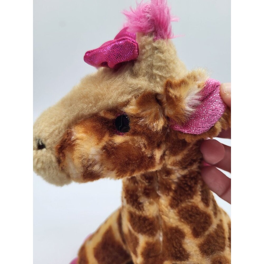 Aurora World Girlz Nation Giraffe Plush Stuffed Animal Toy Pink Brown 2016 - Picture 5 of 11